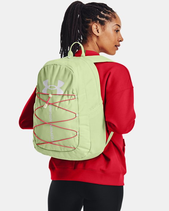 UA Hustle Sport Backpack, Green, pdpMainDesktop image number 5